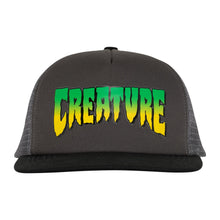 Load image into Gallery viewer, Creature Trucker Hat Logo Charcoal Grey
