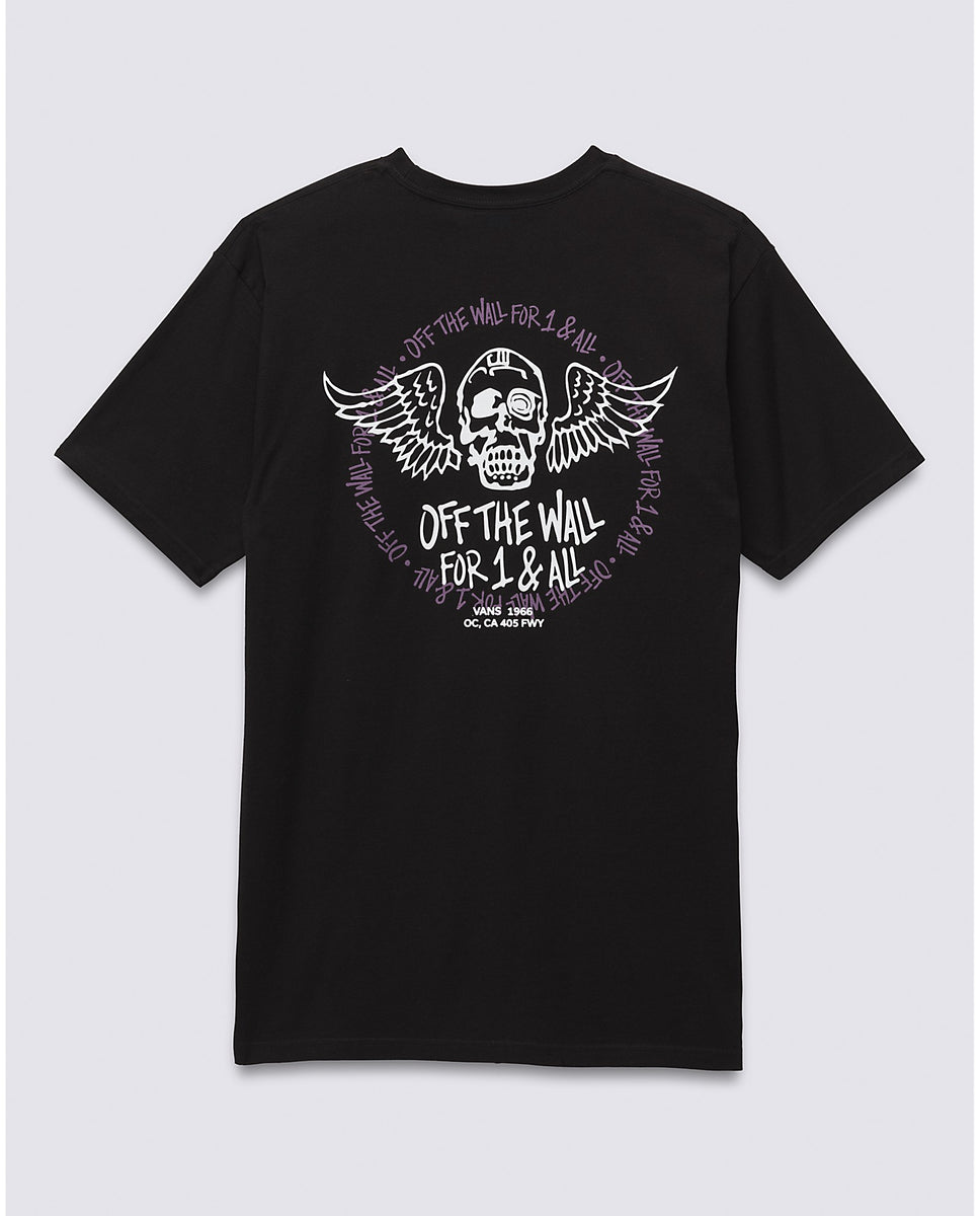トップス Vanson skull back design tee ONLY ONE! VTG 100% AUTH VANSON SKULL EMBROIDERED WOMENS TEE