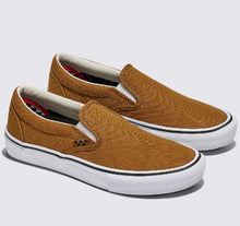 Load image into Gallery viewer, Vans Slip On Skate Duck Canvas Golden Brown