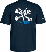Load image into Gallery viewer, Bones Youth T-Shirt Rat Bones Navy