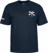 Load image into Gallery viewer, Bones Youth T-Shirt Rat Bones Navy