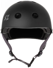 Load image into Gallery viewer, S-One Helmet Lifer Black Matte Grey Strap
