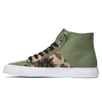 Load image into Gallery viewer, DC Manual Hi Basquiat Black/Military Camo