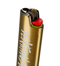 Load image into Gallery viewer, Deathwish Stay Lit Lighter Holder Gold