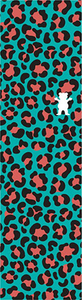 Grizzly Grip Street Cheetah Teal 9x33"