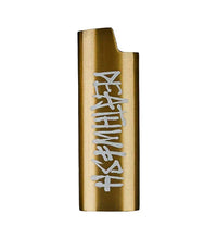 Load image into Gallery viewer, Deathwish Stay Lit Lighter Holder Gold