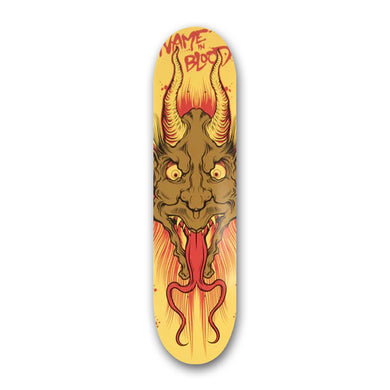 Name In Blood Demon Face 8.25