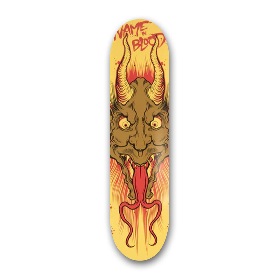 Name In Blood Demon Face 8.25