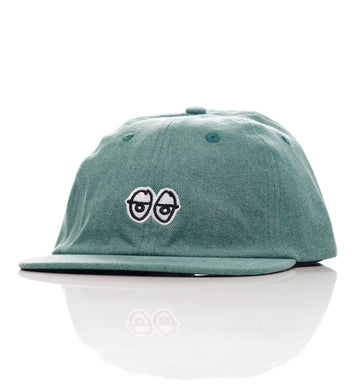 Krooked Hat Eyes Green Denim Strap