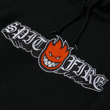 Load image into Gallery viewer, Spitfire Hoodie Old E Drop Bighead Black