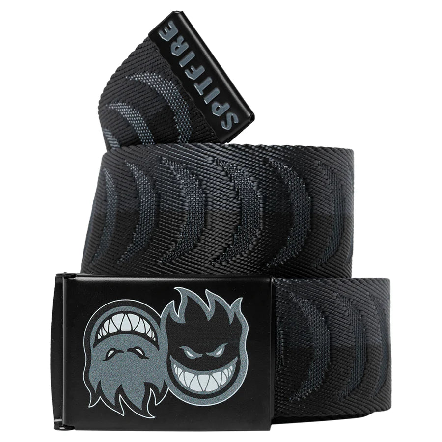 Spitfire Belt Eternal Crescent Jacquard Charcoal/Black