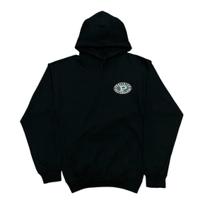 Precision Hoodie Black Classic Oval Logo