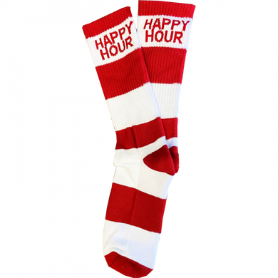 Happy Hour Socks Candy Cane