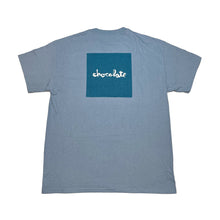 Load image into Gallery viewer, Chocolate T-Shirt OG Chunk Square Dusty Blue