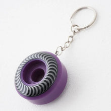 Load image into Gallery viewer, Spitfire Wheels Keychain Purple