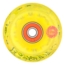 Load image into Gallery viewer, Slime Ball Wheels 60mm Swamp Spew Light Ups OG Slime Yellow