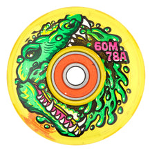 Load image into Gallery viewer, Slime Ball Wheels 60mm Swamp Spew Light Ups OG Slime Yellow