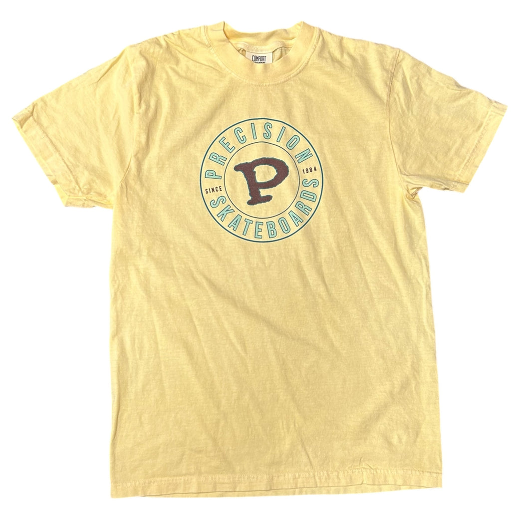 Precision Youth Tee Circle Front Logo Butter