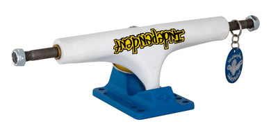 Independent Trucks 166 Stage 4 Pro Mark Gonzales Flat White Blue Standard
