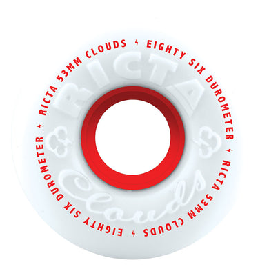 Ricta wheels 53mm Clouds Red 86a