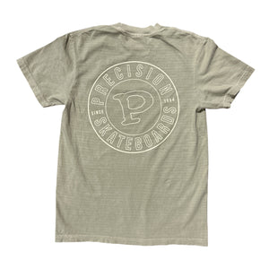 Precision Tee Circle Logo Sandstone