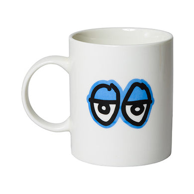 Krooked Mug Strait Eyes White Coffee Mug