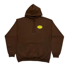 Load image into Gallery viewer, Precision Hoodie Brown Classic Oval Logo