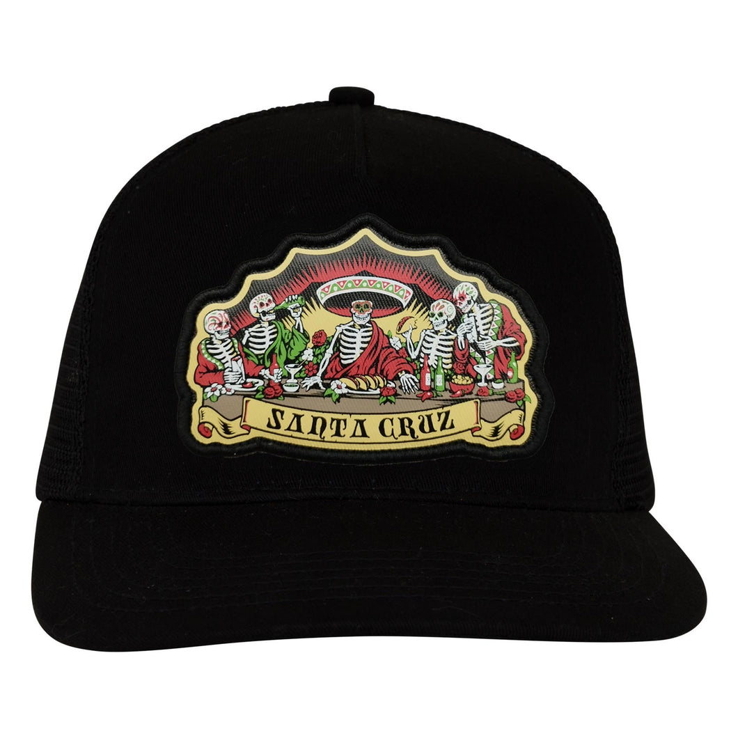 Santa Cruz Hat Black Guzman Dead Diners Snapback