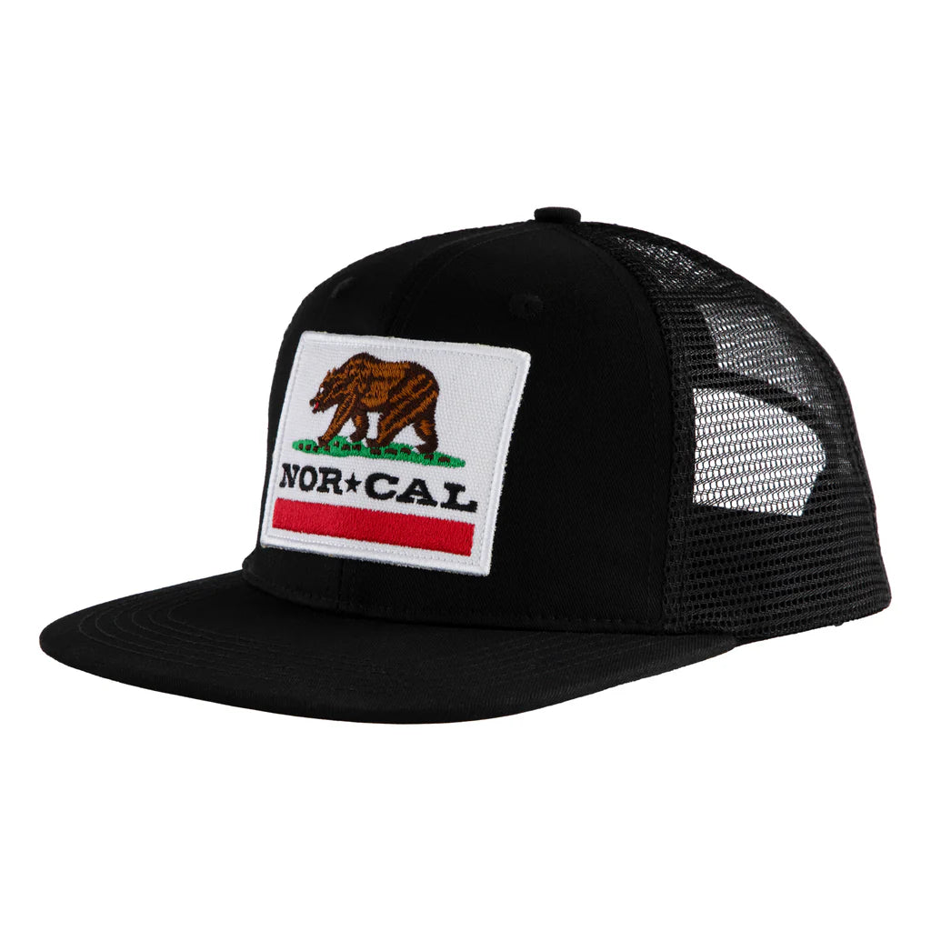 Nor Cal Hat Republic Mesh Trucker Black