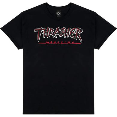 Thrasher Tee Slash Black