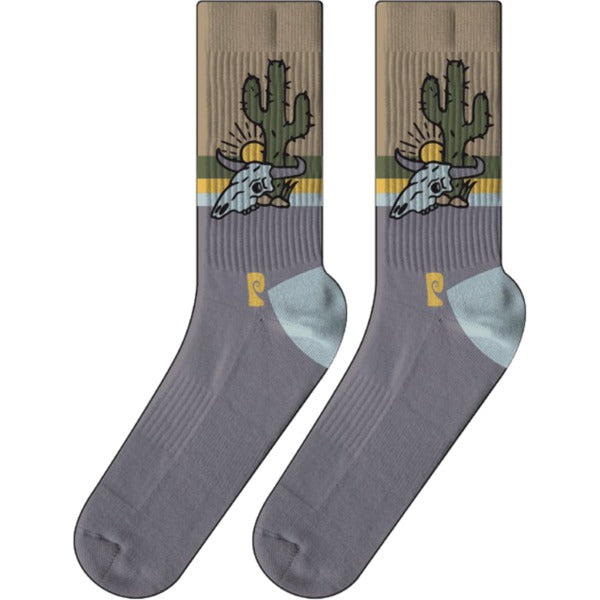 Psockadelic Socks Dude Ranch Grey
