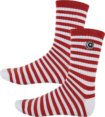 Foundation Socks Striped Star & Moon Sienna