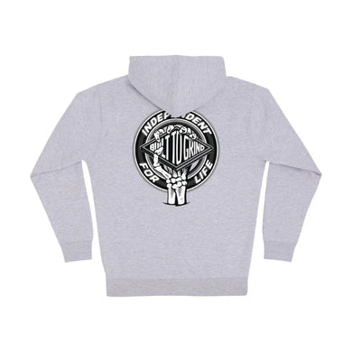 Independent Hoodie For Life Clutch Grey Youth