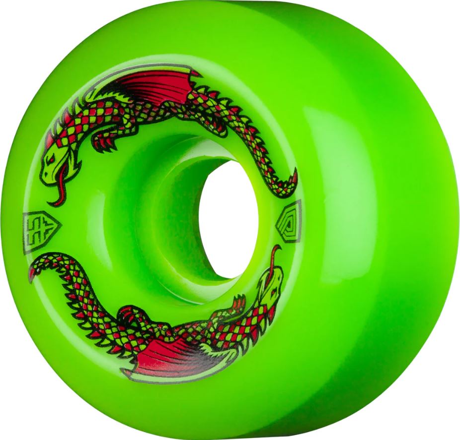Powell Wheels Dragon Formula 55mm 93a 55 X 35 Green