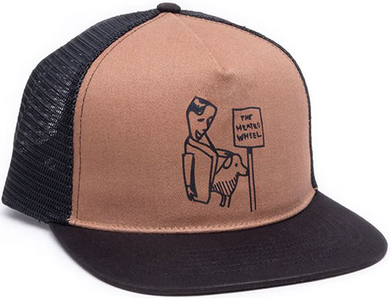 The Heated Wheel Brown Black Dog Walk Snapback