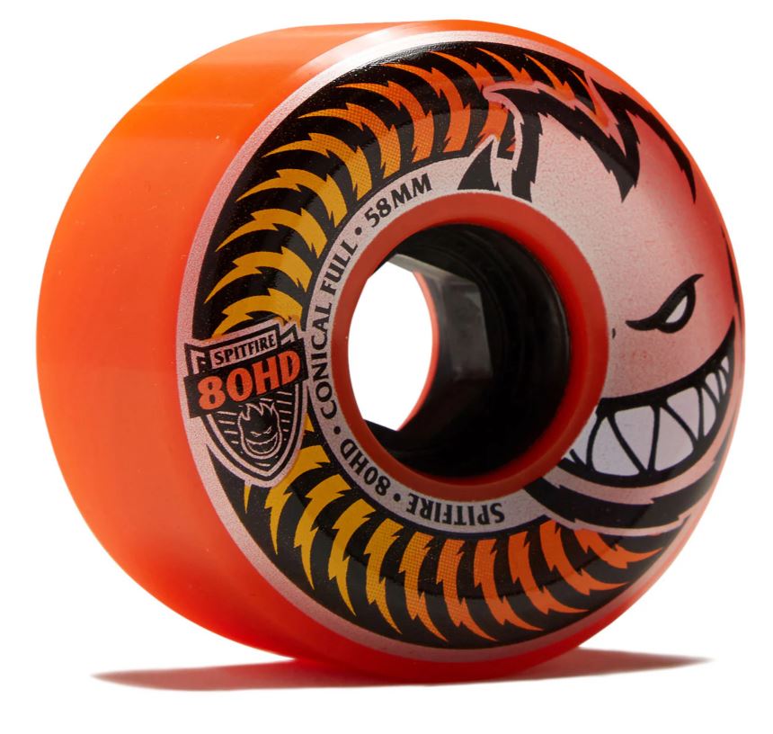 Spitfire Wheels 58mm 80HD Fade Orange Conical Full