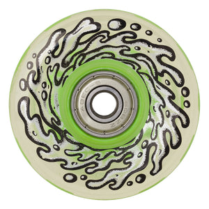 Slime Ball Wheels 60mm Light Ups W/ Green LED and Bearings