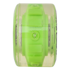 Slime Ball Wheels 60mm Light Ups W/ Green LED and Bearings
