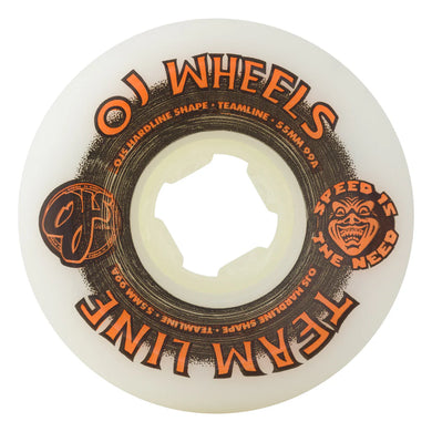 OJ Wheels 55m Team Line Original Black/Orange Hardline 99a