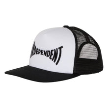 Load image into Gallery viewer, Independent Trucks Hat White/Black Snapback Span Mesh