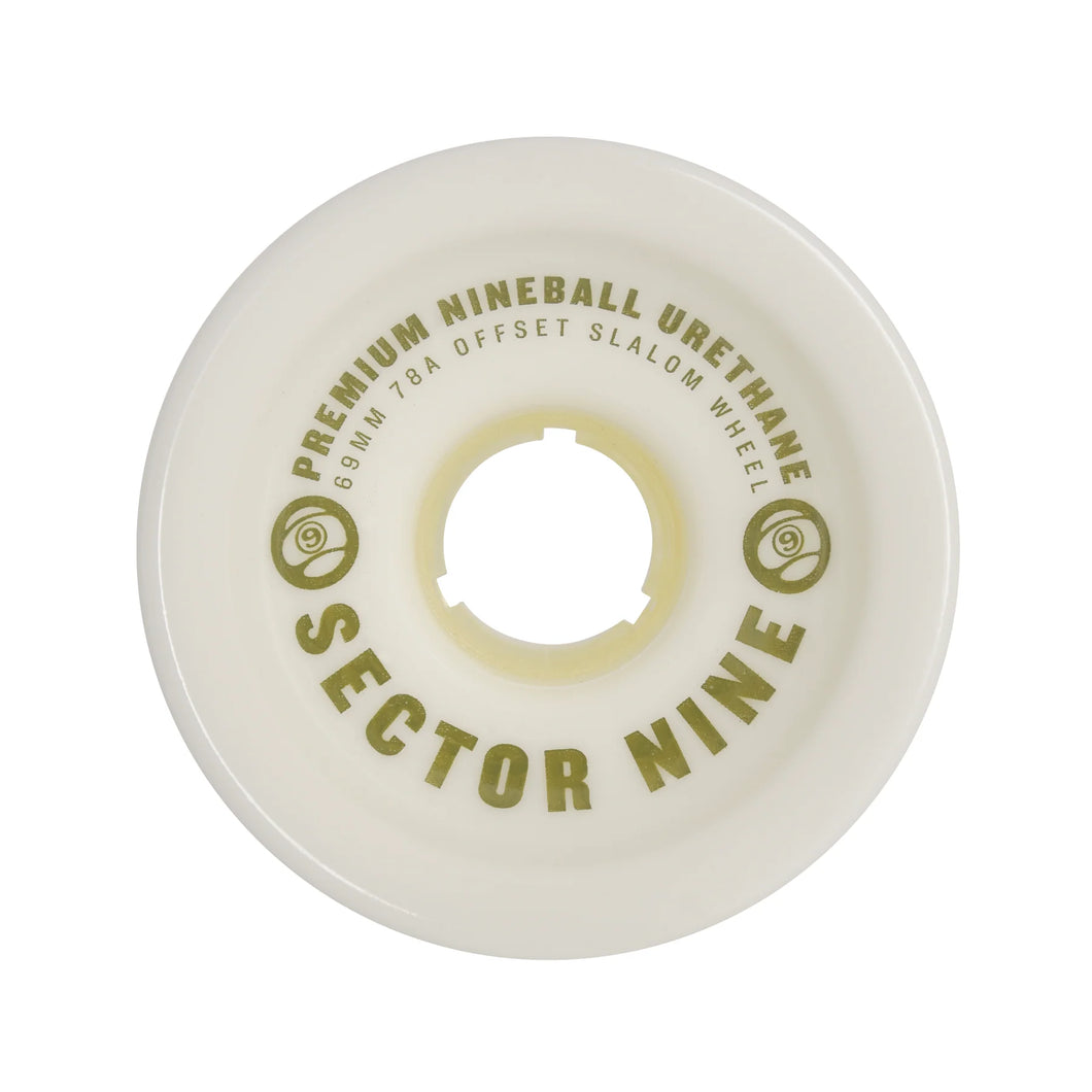 Sector 9 wheel 69mm 78a White Buffalos Nineballs