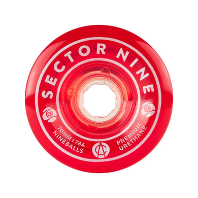 Sector 9 Wheel 70mm 78a Red 9ball