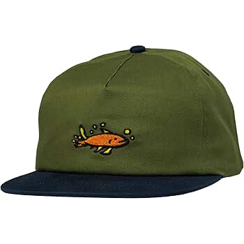 Krooked Hat Eyes Mermaid Fish Olive/Navy