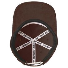 Load image into Gallery viewer, Santa Cruz Screaming Wave Snapback hat brown