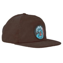 Load image into Gallery viewer, Santa Cruz Screaming Wave Snapback hat brown