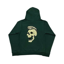 Load image into Gallery viewer, Precision Youth Hoodie Alpine Green Classic Oval Logo/Skull