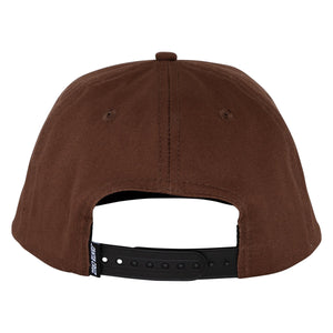 Santa Cruz Hat Stretched Strip Snapback Brown