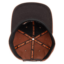 Load image into Gallery viewer, Santa Cruz Hat Stretched Strip Snapback Brown