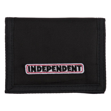 Independent Wallet Bar Logo Black Velcro