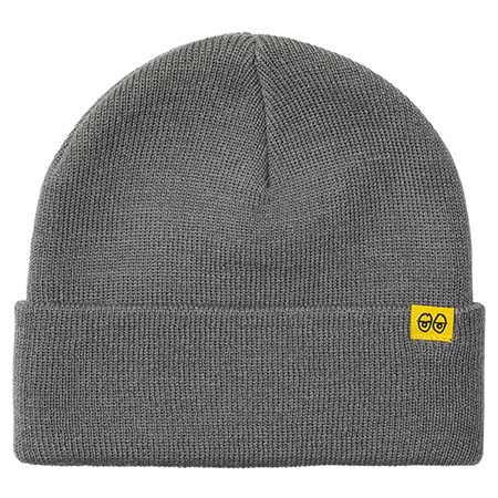 Krooked Beanie Eyes Clip Cuff Grey Yellow